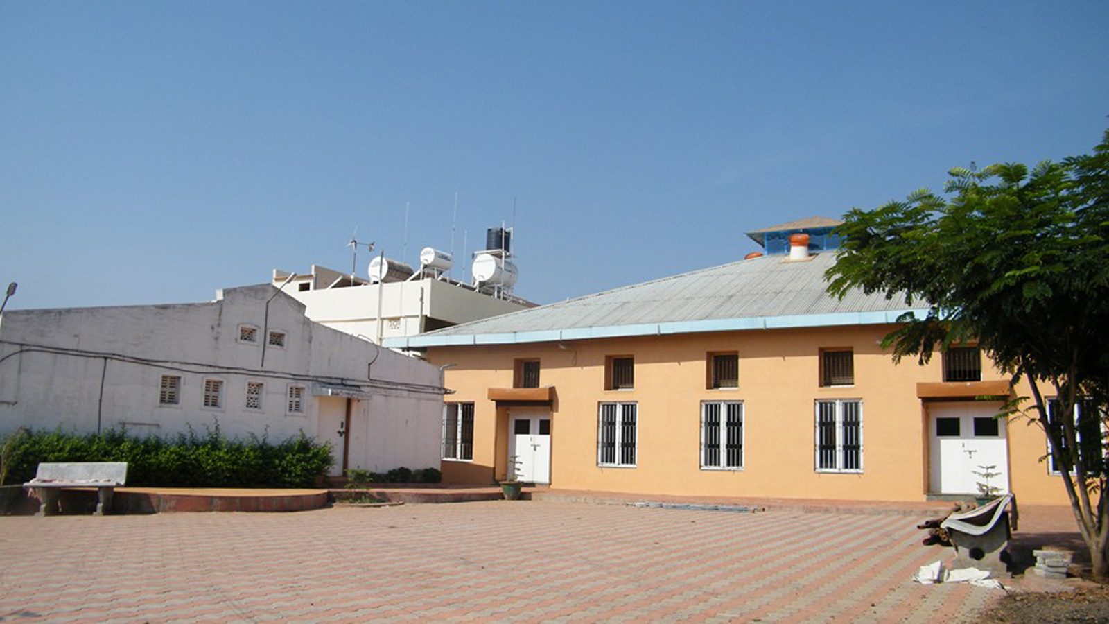 Anandkunj campus building and open courtyard